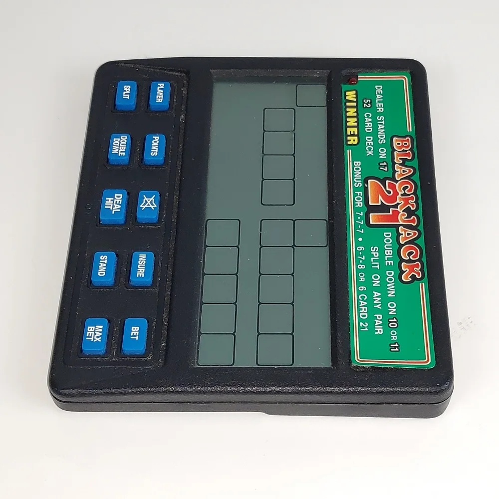 Radioshack Blackjack 21 Handheld Game Vintage Retro Y2K Technology Electronics